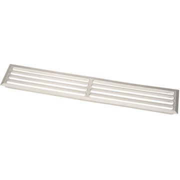 Ventilationsgaller 480,5 x 81 Silver